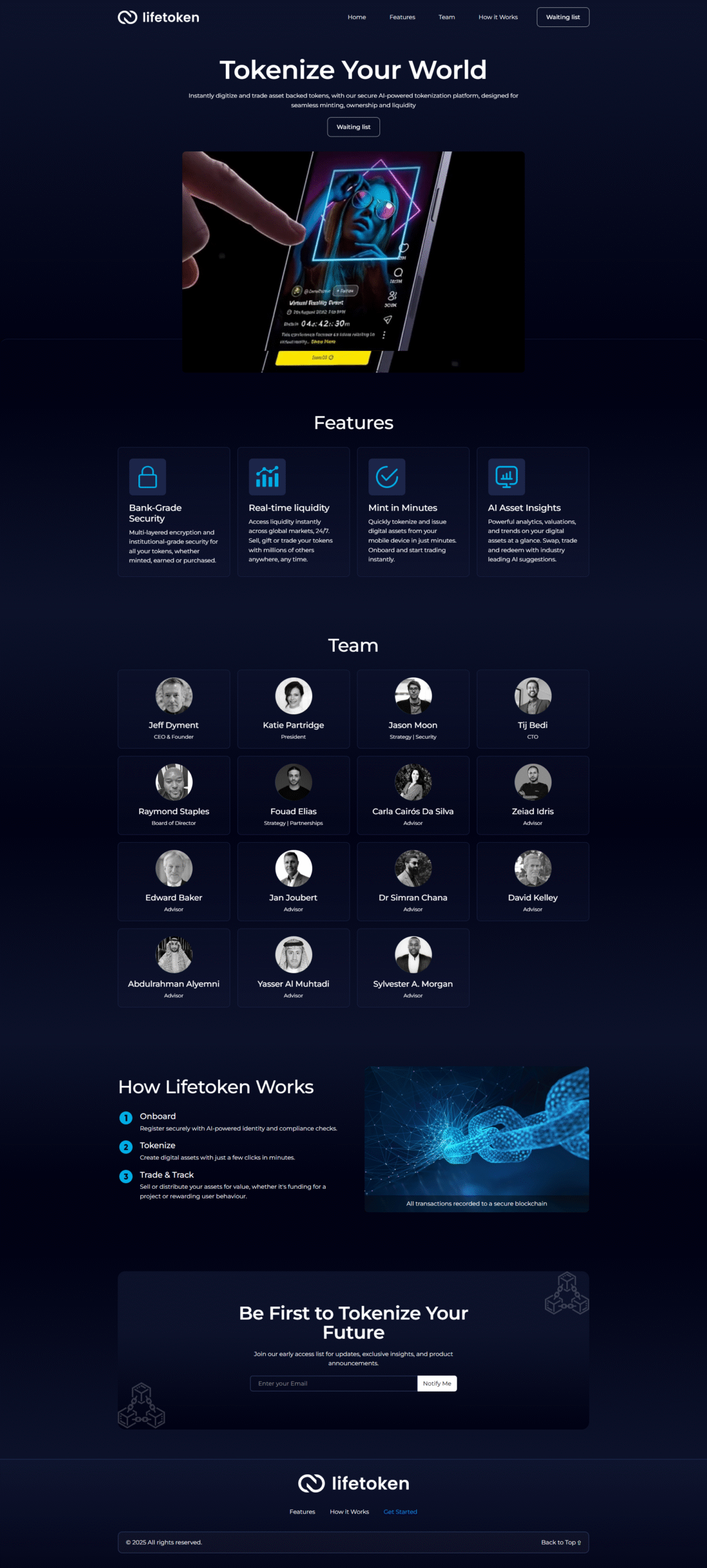 Life TokenWeb Development